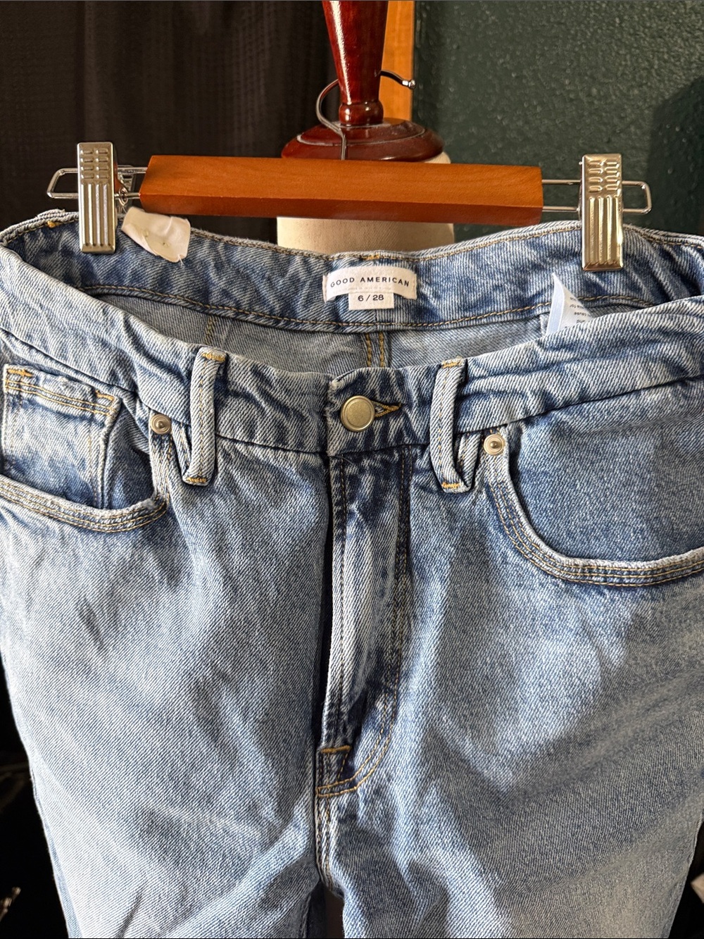 Good American Light Blue High-Rise Jeans